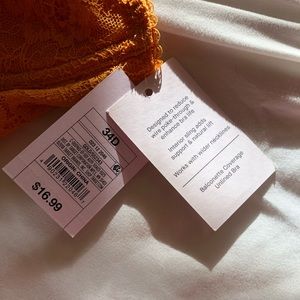 Auden Intimates & Sleepwear - Yellow lace Auden bra Auden Intimates & Sleepwear - Yellow lace Auden bra